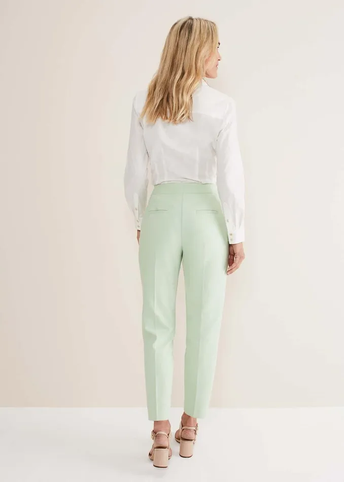 Women Phase Eight Trousers Ulrica Straight Leg Trousers Pistachio