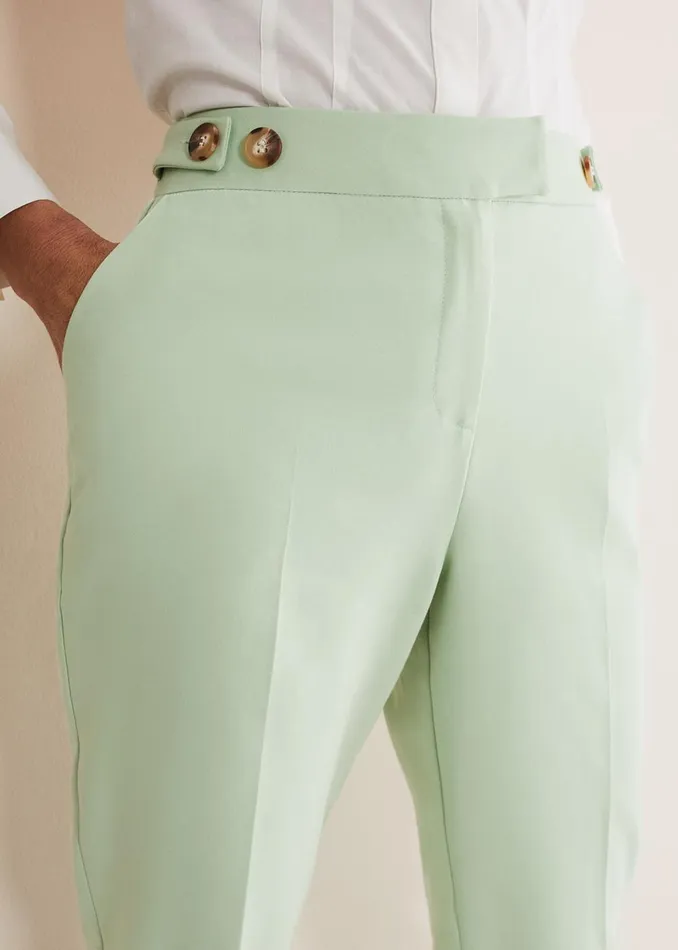 Women Phase Eight Trousers Ulrica Straight Leg Trousers Pistachio