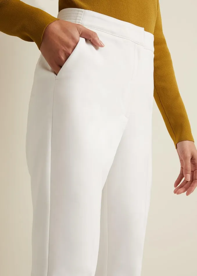 Women Phase Eight Trousers Ulrica Tapered Suit Trouser White