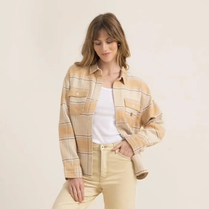 Women Roark Jackets Amberley Shirt Jacket Caramel