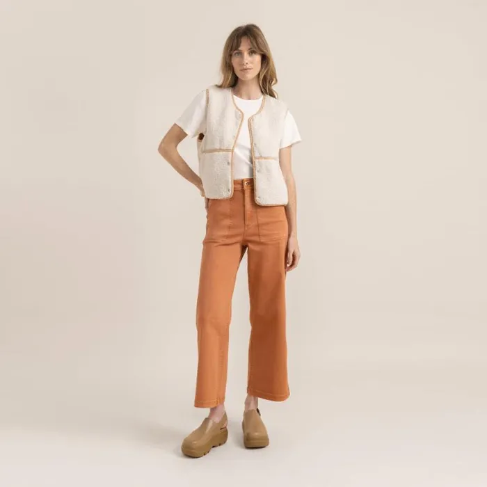 Women Roark Jackets Bandit Vest Crema