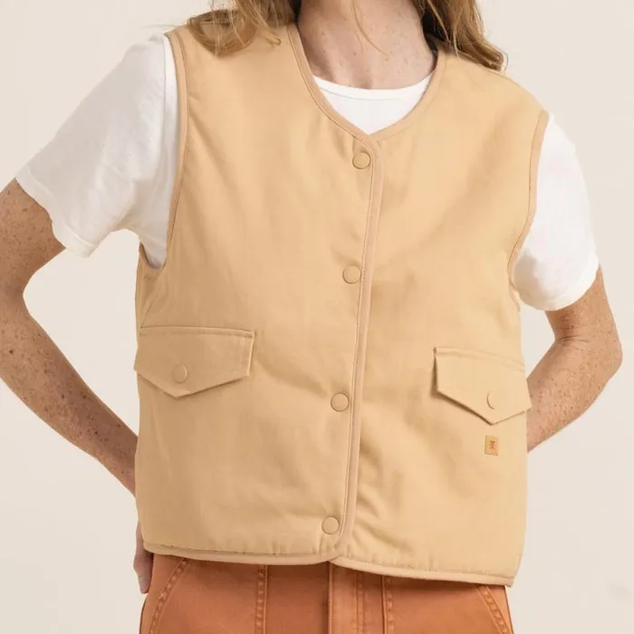 Women Roark Jackets Bandit Vest Crema