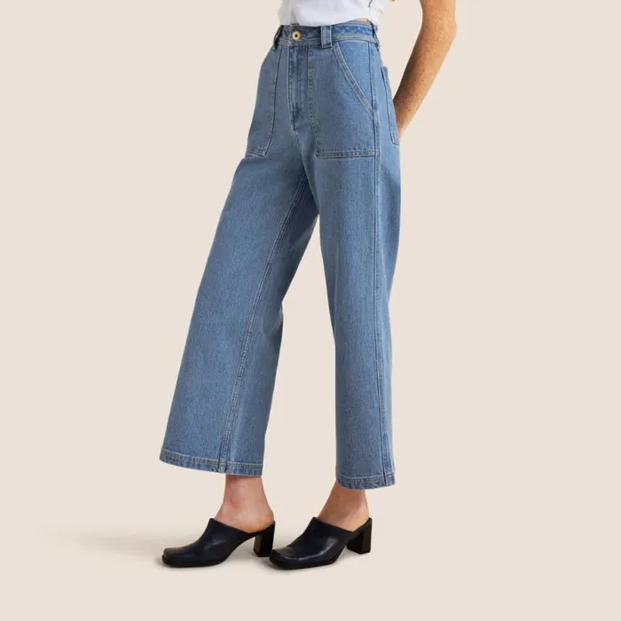 Women Roark Jeans Hwy Ss125 Denim Jeans Light Bleached Indigo