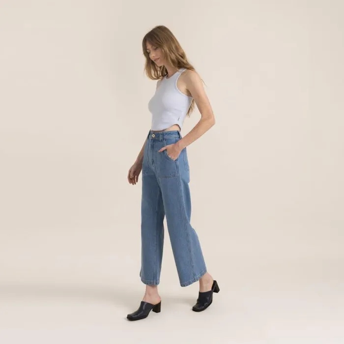 Women Roark Jeans Hwy Ss125 Denim Jeans Light Bleached Indigo