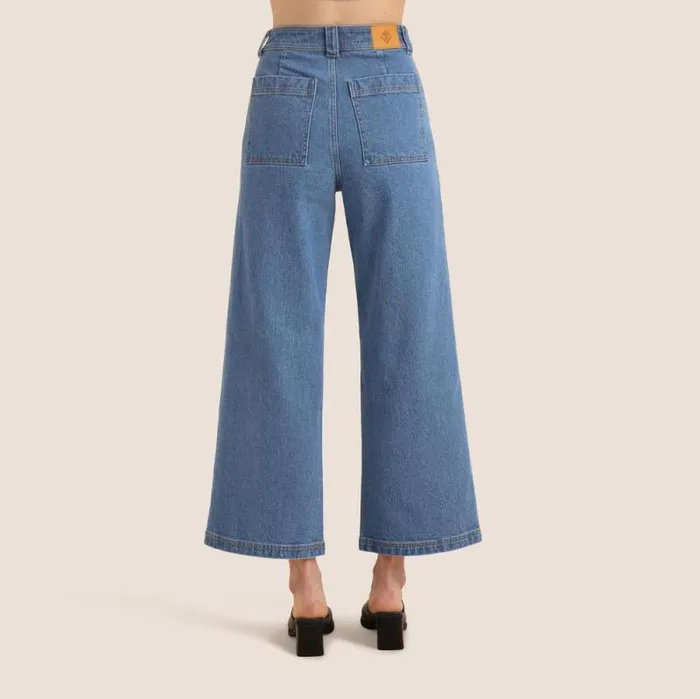 Women Roark Jeans Hwy Ss125 Denim Jeans Light Bleached Indigo