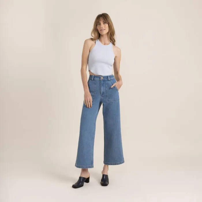 Women Roark Jeans Hwy Ss125 Denim Jeans Light Bleached Indigo
