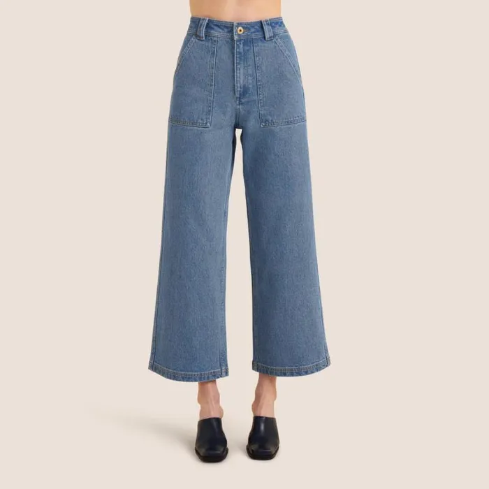 Women Roark Jeans Hwy Ss125 Denim Jeans Light Bleached Indigo
