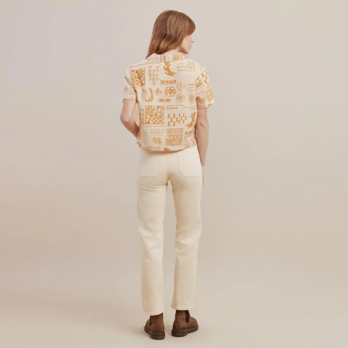 Women Roark Shirts Idle Camp Shirt Hinano Golden