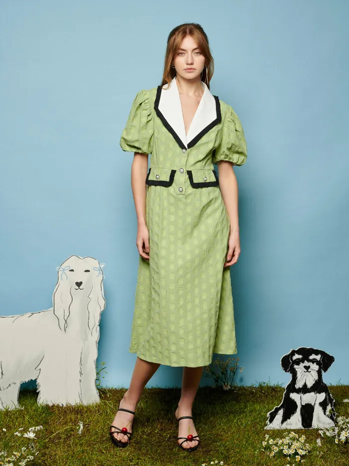 Women Romeo Midi Dress Greenery Green Sister Jane Dresses