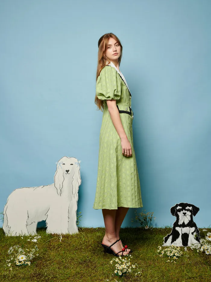 Women Romeo Midi Dress Greenery Green Sister Jane Dresses