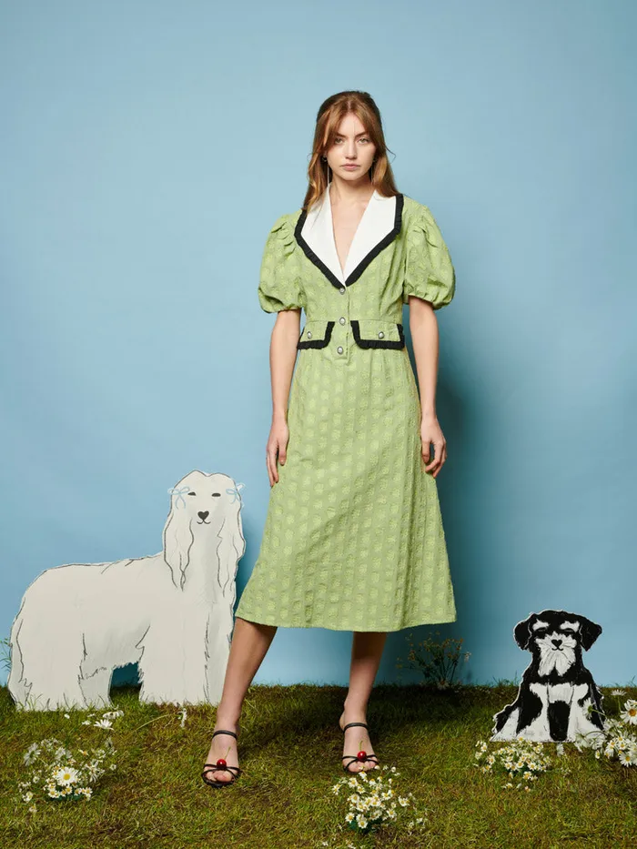 Women Romeo Midi Dress Greenery Green Sister Jane Dresses