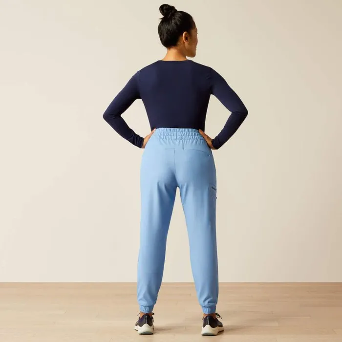 Women Scrubs Ariat Blackwell Cargo Stretch Jogger Scrub Pant Light Blue Heather Women Scrubs Ariat Blackwell Cargo Stretch Jogger Scrub Pant Light Blue Heather