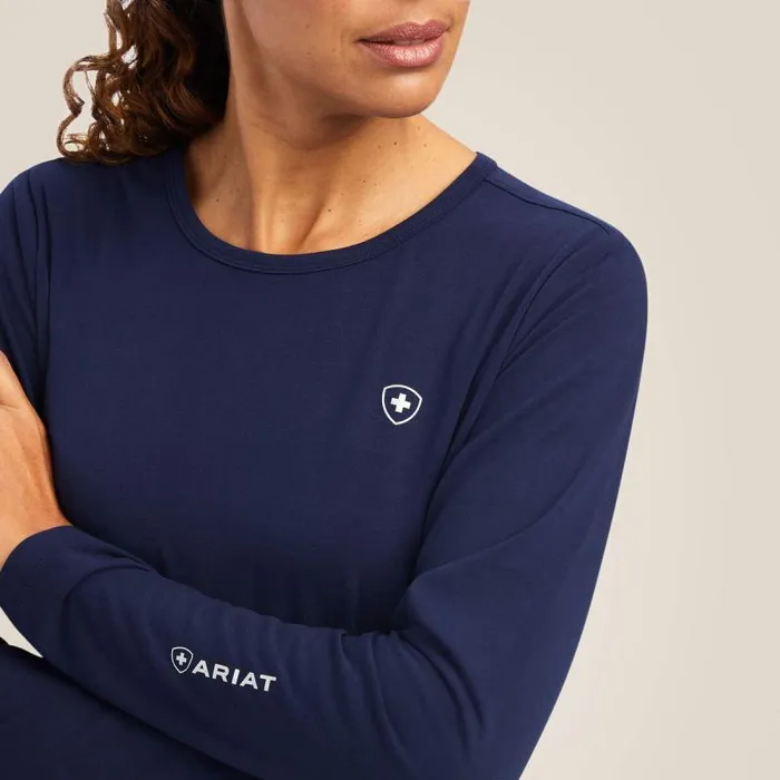Women Scrubs Ariat Soft Touch Underscrub Baselayer Navy Women Scrubs Ariat Soft Touch Underscrub Baselayer Navy
