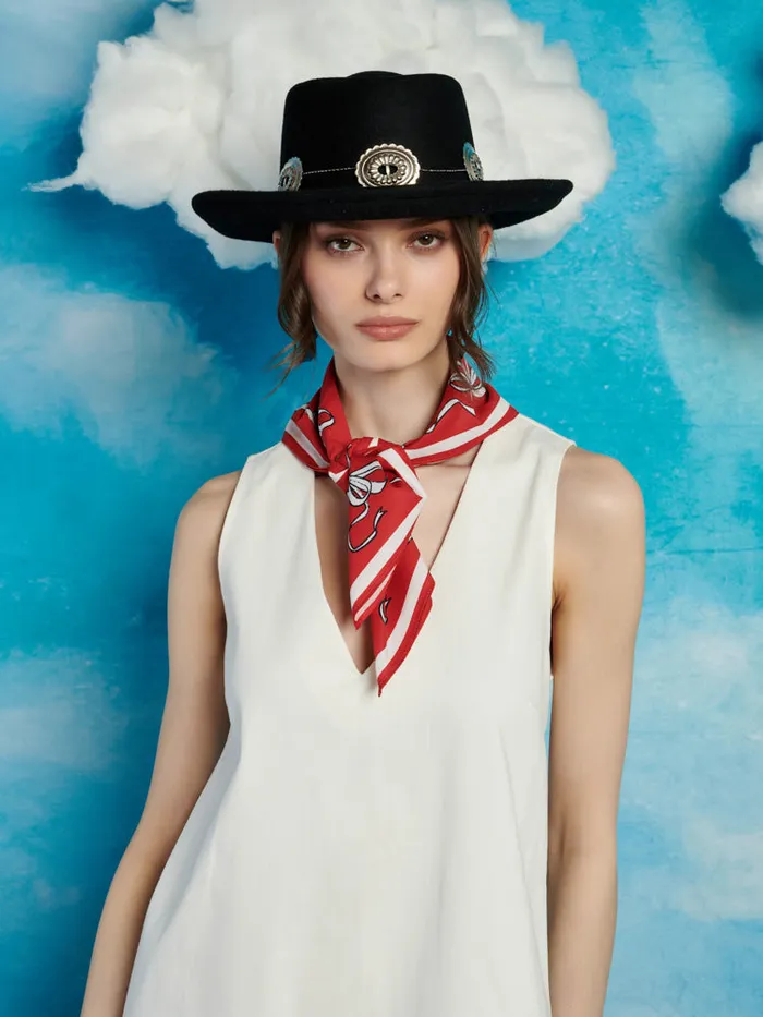 Women Sheriff Mini Dress Pearl White Sister Jane Dresses