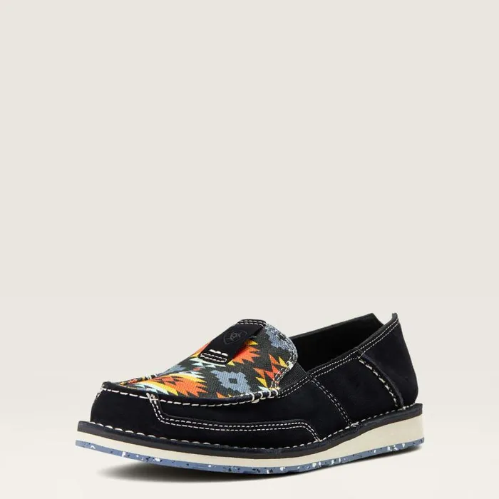 Women Shoes and Sneakers Ariat Cruiser Black Suede Deepest Saddle