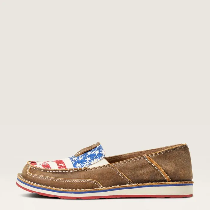 Women Shoes and Sneakers Ariat Cruiser Brown Bomberdistressed Flag Women Shoes and Sneakers Ariat Cruiser Brown Bomberdistressed Flag