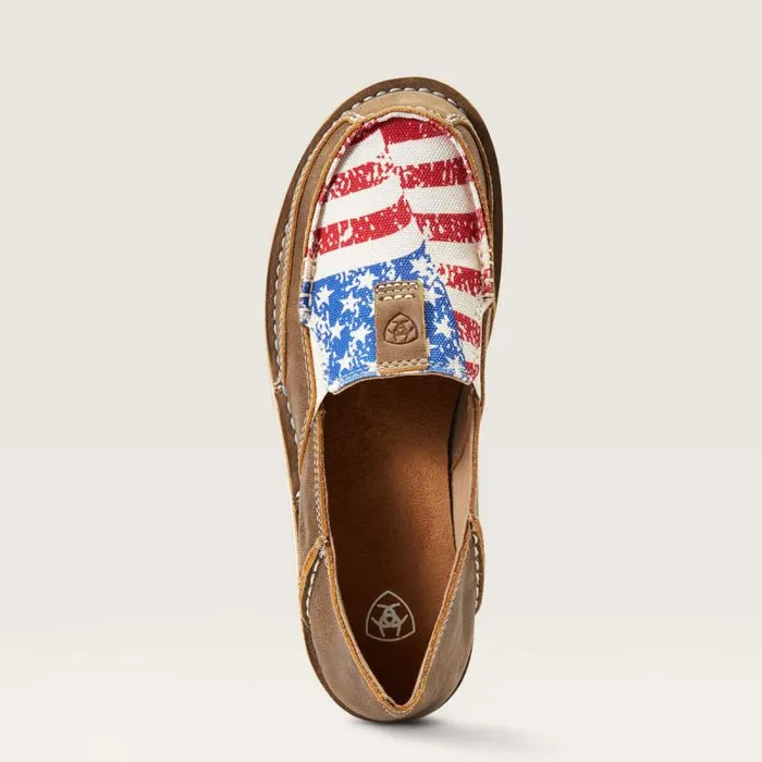 Women Shoes and Sneakers Ariat Cruiser Brown Bomberdistressed Flag Women Shoes and Sneakers Ariat Cruiser Brown Bomberdistressed Flag