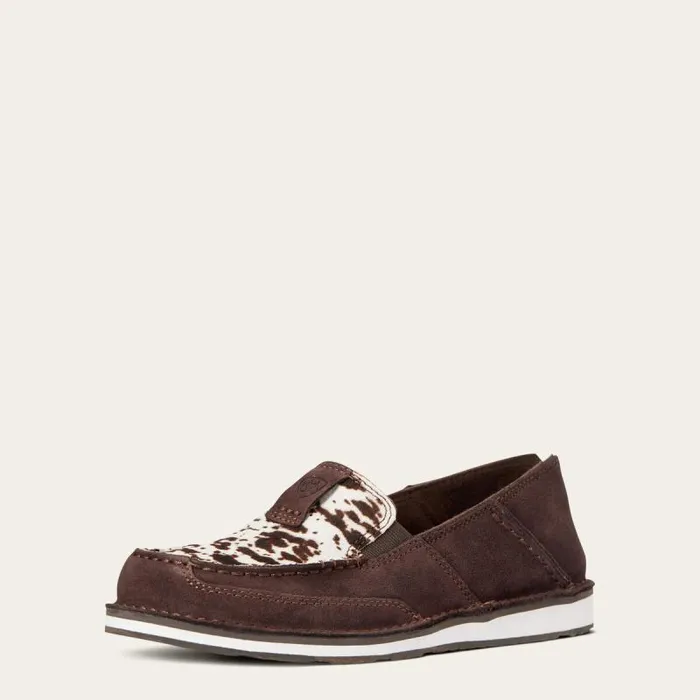 Women Shoes and Sneakers Ariat Cruiser Chocolate Chip Suedespotted Hair On