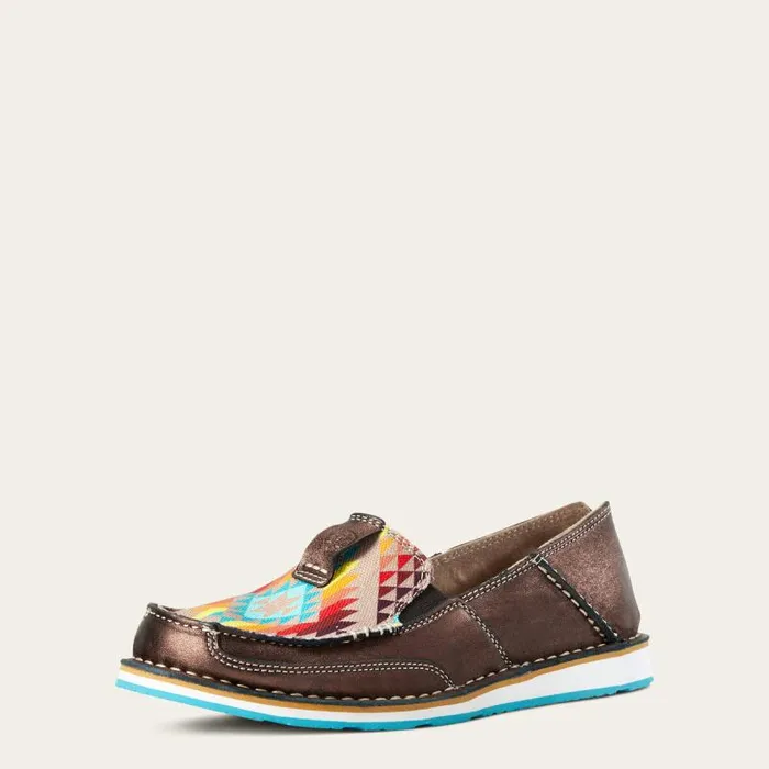 Women Shoes and Sneakers Ariat Cruiser Copper Metallic Rainbow Blanket