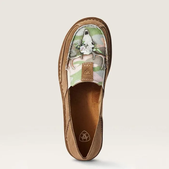 Women Shoes and Sneakers Ariat Cruiser Relaxed Bark Doe Camo Print Women Shoes and Sneakers Ariat Cruiser Relaxed Bark Doe Camo Print