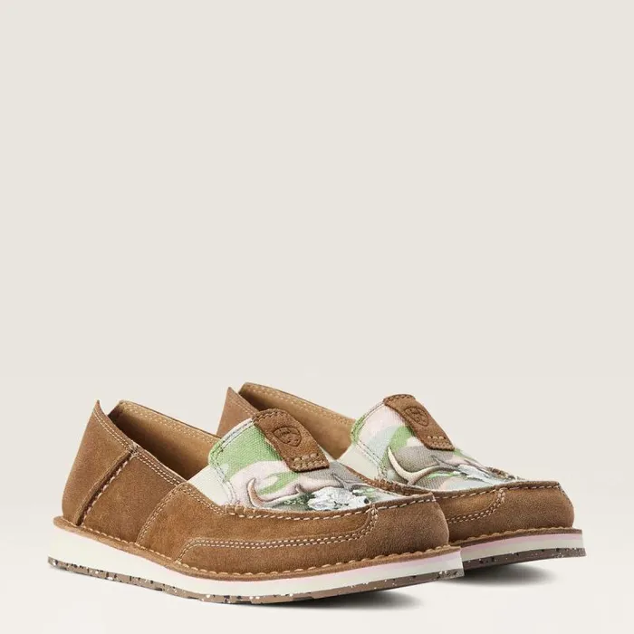 Women Shoes and Sneakers Ariat Cruiser Relaxed Bark Doe Camo Print Women Shoes and Sneakers Ariat Cruiser Relaxed Bark Doe Camo Print