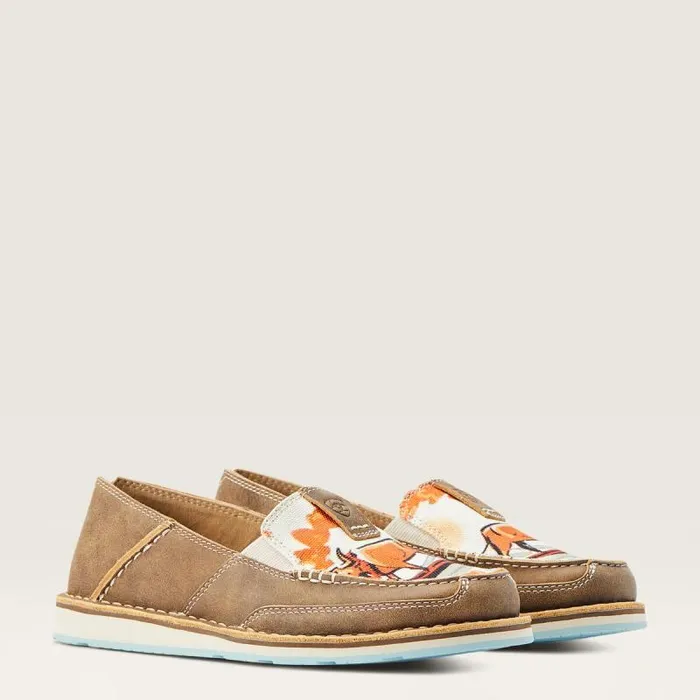 Women Shoes and Sneakers Ariat Cruiser Western Aloha Brown Bomber Women Shoes and Sneakers Ariat Cruiser Western Aloha Brown Bomber