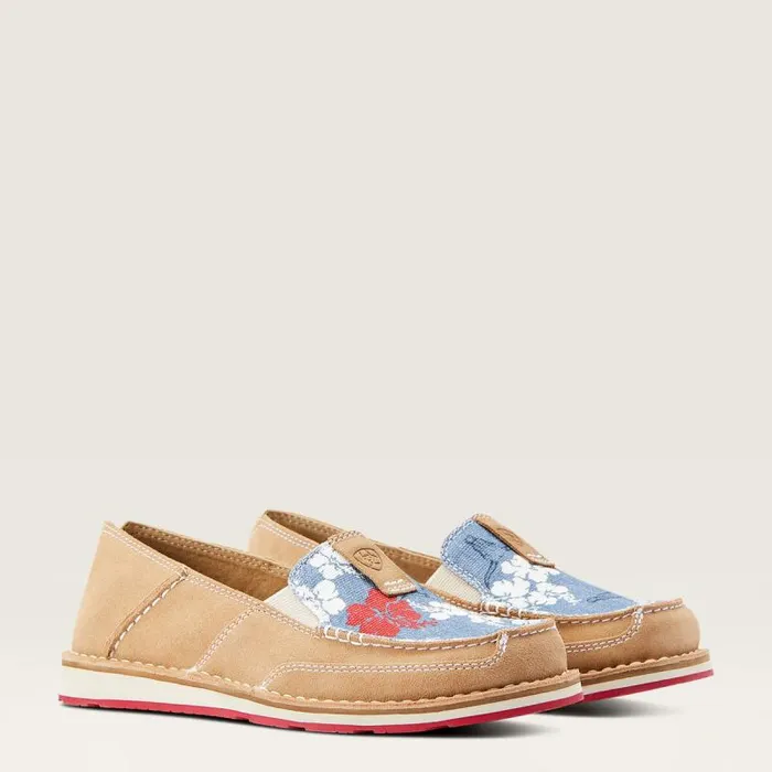 Women Shoes and Sneakers Ariat Cruiser Western Aloha Walnut Women Shoes and Sneakers Ariat Cruiser Western Aloha Walnut