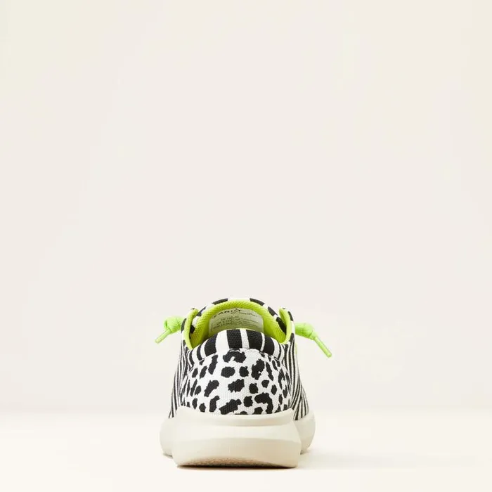 Women Shoes and Sneakers Ariat Hilo Black White Animal Print Women Shoes and Sneakers Ariat Hilo Black White Animal Print