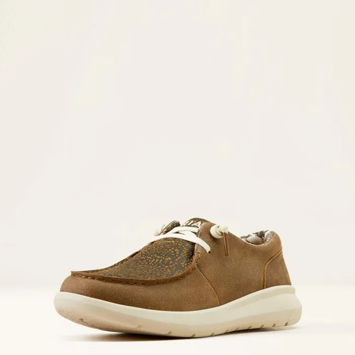 Women Shoes and Sneakers Ariat Hilo Brown Bomberdistressed Hide Emboss