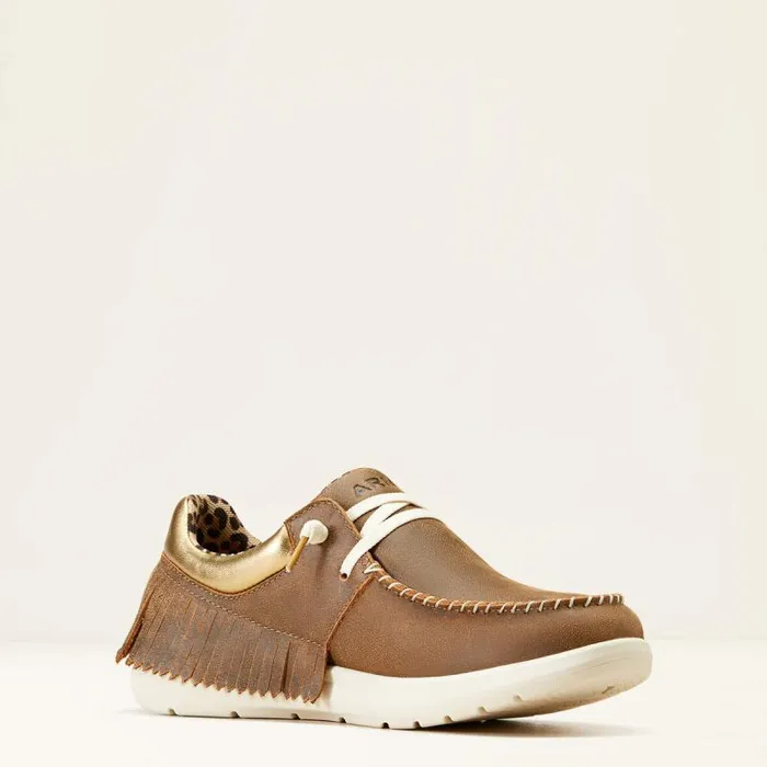 Women Shoes and Sneakers Ariat Hilo Fringe Brown Bomber Women Shoes and Sneakers Ariat Hilo Fringe Brown Bomber