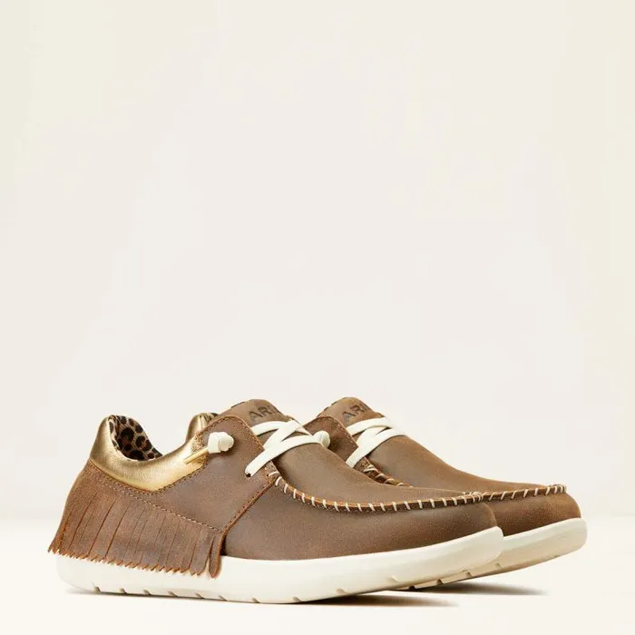 Women Shoes and Sneakers Ariat Hilo Fringe Brown Bomber Women Shoes and Sneakers Ariat Hilo Fringe Brown Bomber