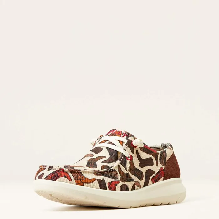 Women Shoes and Sneakers Ariat Hilo New Boot Goofin Print
