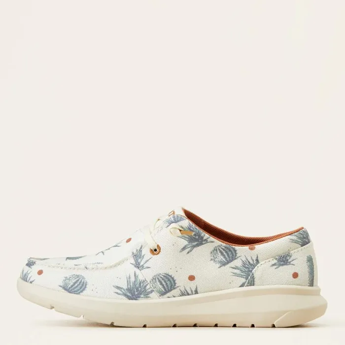 Women Shoes and Sneakers Ariat Hilo Sendero Cream Nueces Cactus Print Women Shoes and Sneakers Ariat Hilo Sendero Cream Nueces Cactus Print
