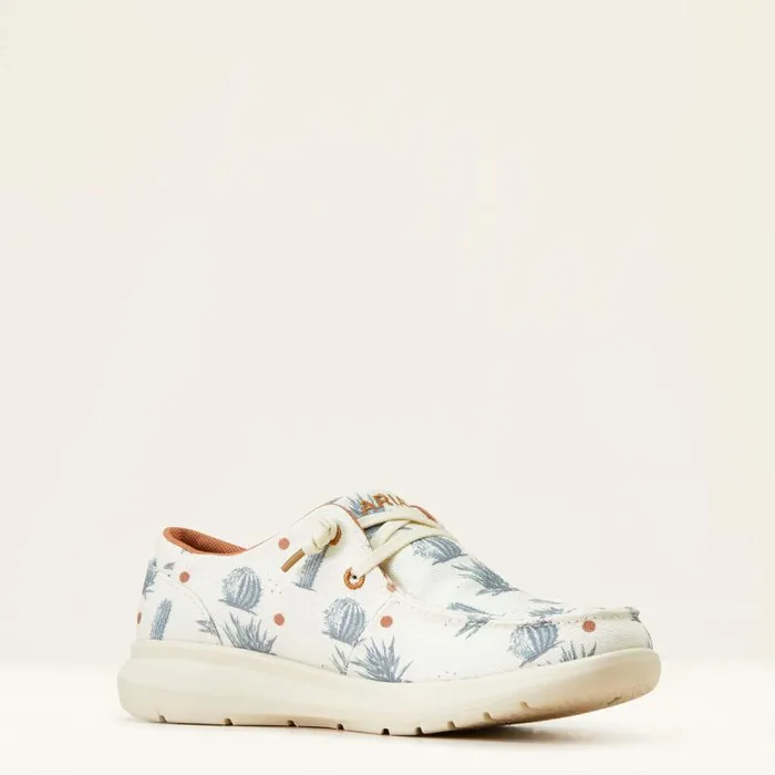 Women Shoes and Sneakers Ariat Hilo Sendero Cream Nueces Cactus Print Women Shoes and Sneakers Ariat Hilo Sendero Cream Nueces Cactus Print