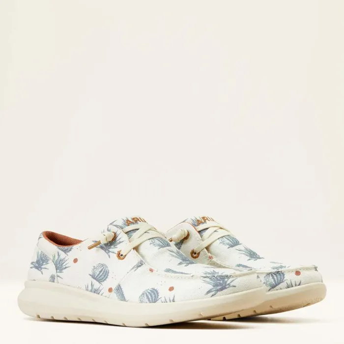 Women Shoes and Sneakers Ariat Hilo Sendero Cream Nueces Cactus Print Women Shoes and Sneakers Ariat Hilo Sendero Cream Nueces Cactus Print