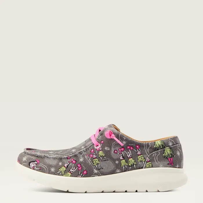 Women Shoes and Sneakers Ariat Hilo Western Aloha Hula Print Women Shoes and Sneakers Ariat Hilo Western Aloha Hula Print