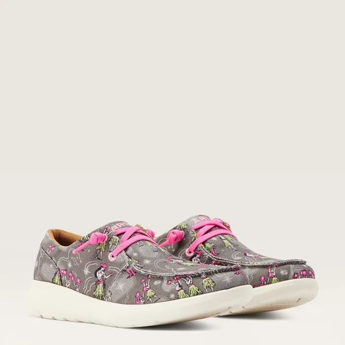 Women Shoes and Sneakers Ariat Hilo Western Aloha Hula Print Women Shoes and Sneakers Ariat Hilo Western Aloha Hula Print