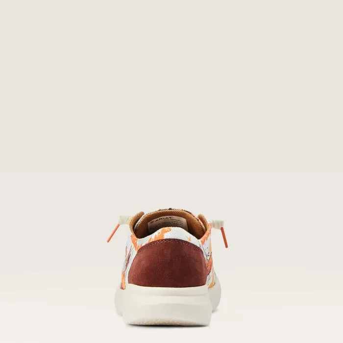 Women Shoes and Sneakers Ariat Hilo Western Aloha Surfing Longhorn Print