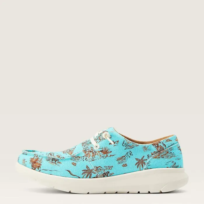 Women Shoes and Sneakers Ariat Hilo Western Aloha Turquoise Paniolo Print Women Shoes and Sneakers Ariat Hilo Western Aloha Turquoise Paniolo Print