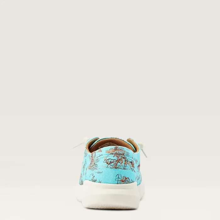 Women Shoes and Sneakers Ariat Hilo Western Aloha Turquoise Paniolo Print Women Shoes and Sneakers Ariat Hilo Western Aloha Turquoise Paniolo Print