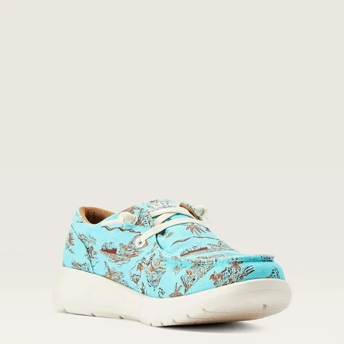 Women Shoes and Sneakers Ariat Hilo Western Aloha Turquoise Paniolo Print Women Shoes and Sneakers Ariat Hilo Western Aloha Turquoise Paniolo Print
