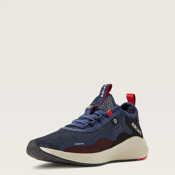 Women Shoes and Sneakers Ariat Ignite Eco Team Navy