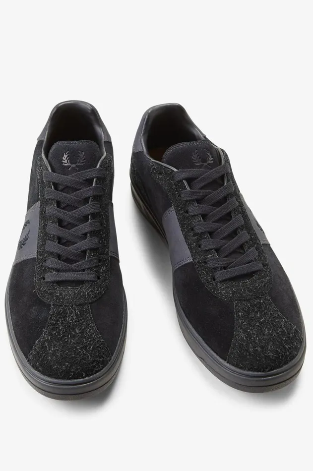 Women Shoes Fred Perry B4 Blackanchor Grey