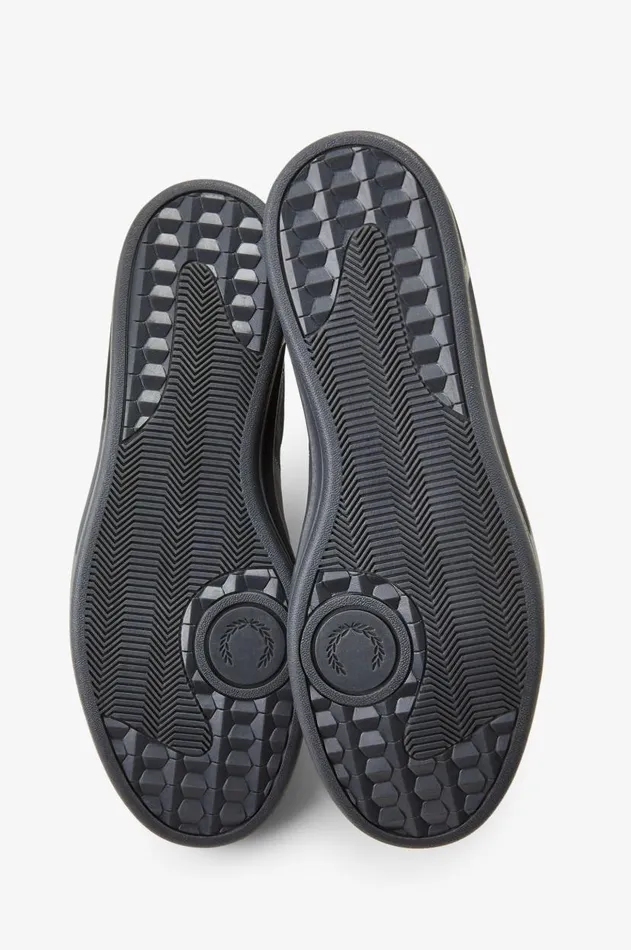 Women Shoes Fred Perry B4 Blackanchor Grey