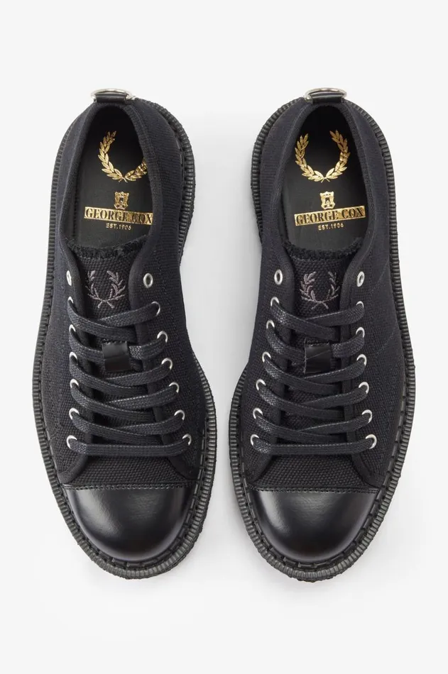 Women Shoes Fred Perry Canvas Monkey Shoe Black