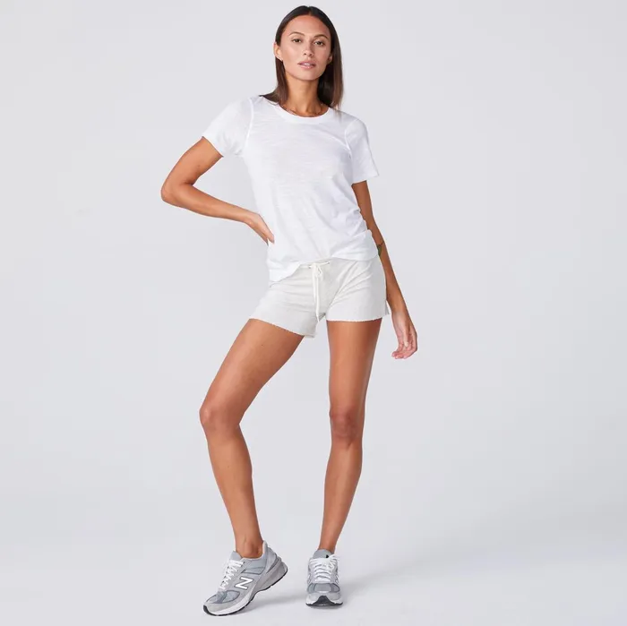 Women Shorts MONROW Supersoft Vintage Shorts Ash