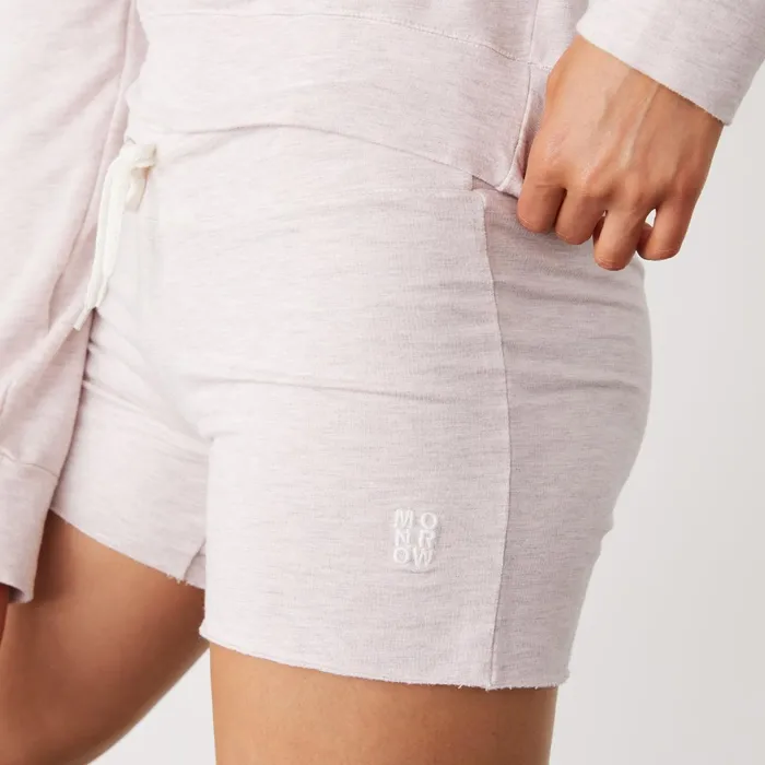Women Shorts MONROW Supersoft Vintage Shorts Pink Pearl
