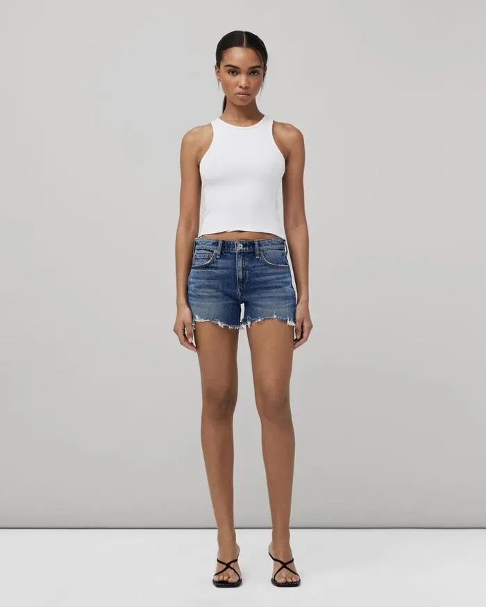 Women Shorts Rag 038 Bone Dre 35034 Short 8211 Blue River