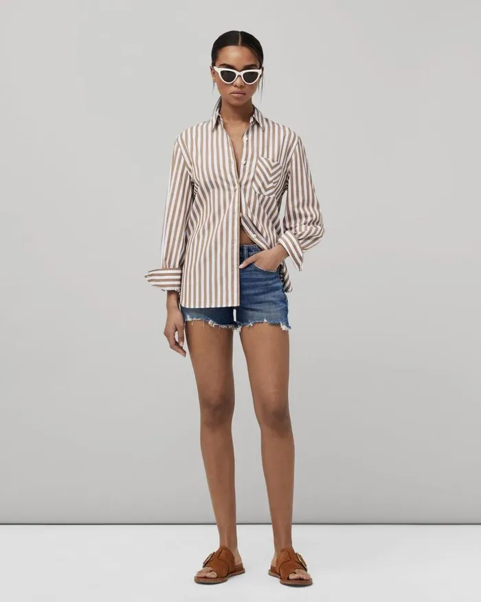Women Shorts Rag 038 Bone Dre 35034 Short 8211 Blue River