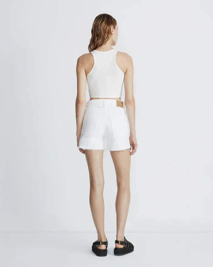 Women Shorts Rag 038 Bone Vintage Cut Off 4034 Short 8211 Optic White